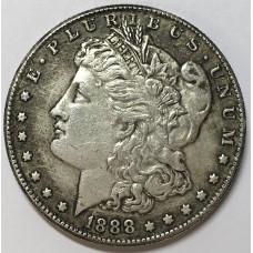 UNITED STATES OF AMERICA 1888 . ONE 1 DOLLAR COIN / TOKEN . MADE OF NICKEL